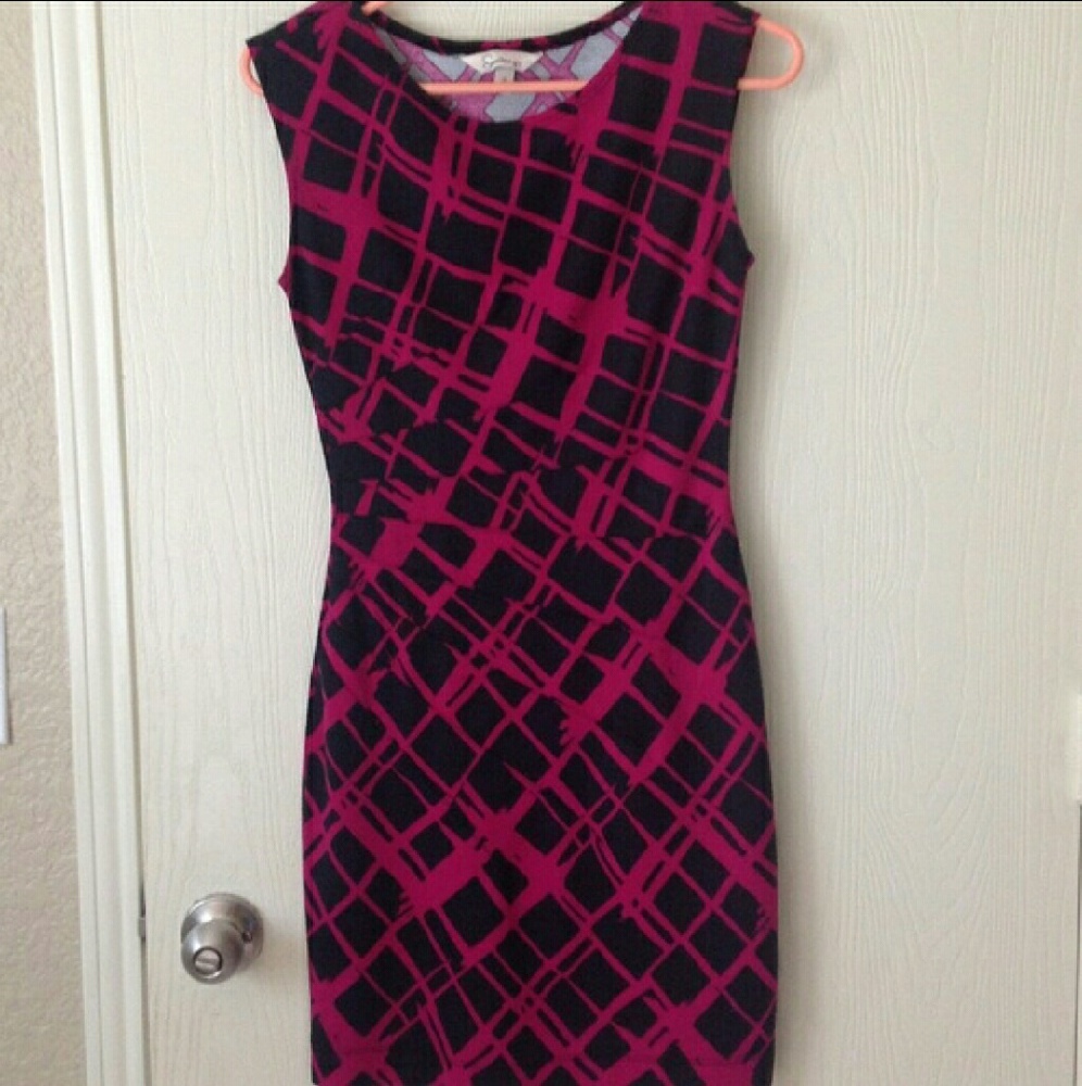 Fuschia Party Cocktail Bodycon Dress