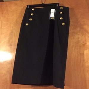 NWT Loft black skirt