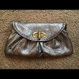 Carla Mancini Amy Mini Clutch in silver