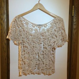 Lace-like shirt