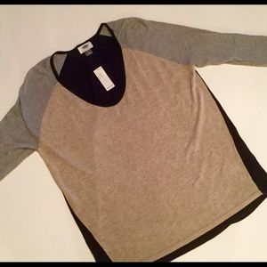 Light weight colorblock sweater