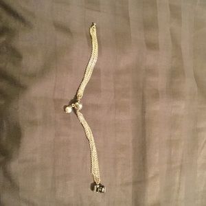 PANDORA SILVER LINKED CHAIN BRACELET