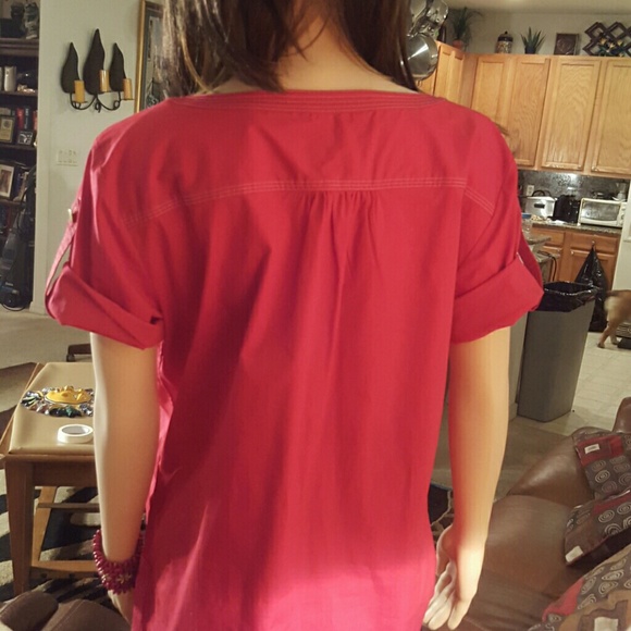 TALBOT red casual wear blouse - Picture 4 of 4