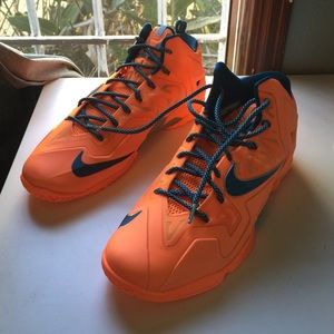 Lebron XI: Atomic Orange and Glacier Ice
