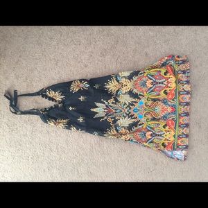 Handmade sequence cotton dress