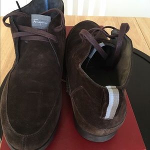 Men's SALVATORE FERRAGAMO Dark Brown Ankle Boots