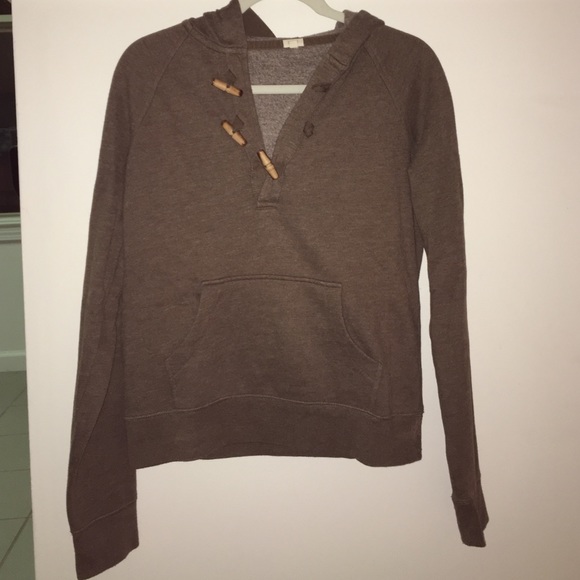 J. Crew Tops - J.Crew hooded long-sleeve sweatshirt!