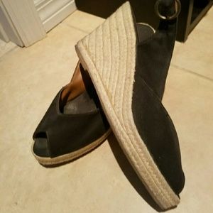 Canvas Merona Wedge Espadrilles