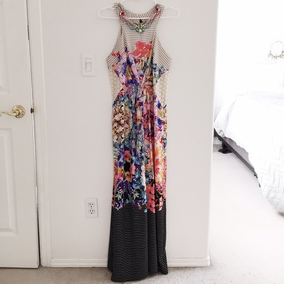 Mixed Polka Dot Dress // Designer: Ranna Gill