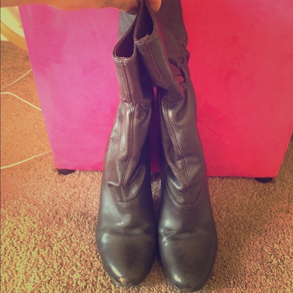 Genuine Italian leather boots - Picture 1 of 4
