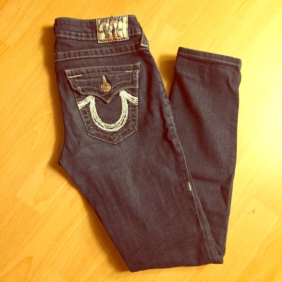 True Religion Denim white stitching