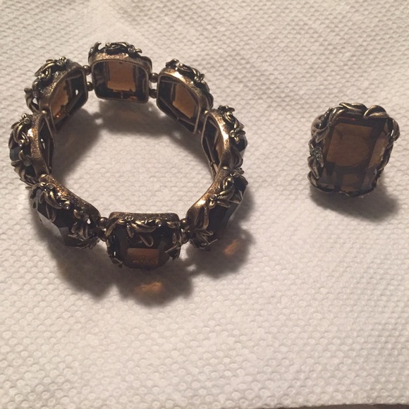 Ann Taylor bracelet and ring 7 - Picture 1 of 3