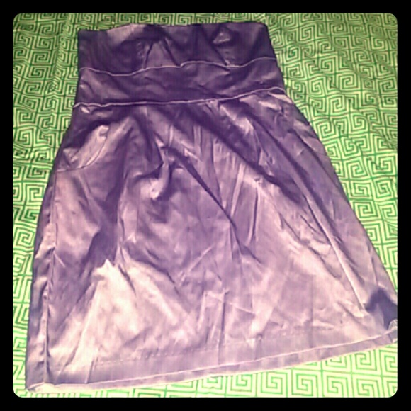 Lavender Strapless Dress