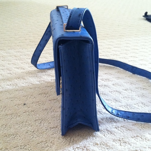 Blue shoulder / cross body bag - Picture 2 of 3