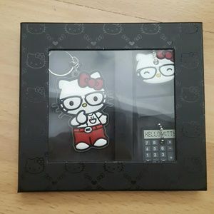 Hello kitty key caps and key chain