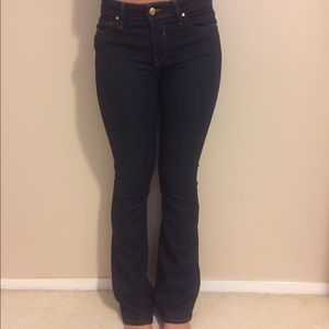 Bebe dark blue jeans Nina curvy fit 27 boot cut