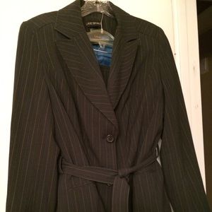 2 piece suit with tie belt