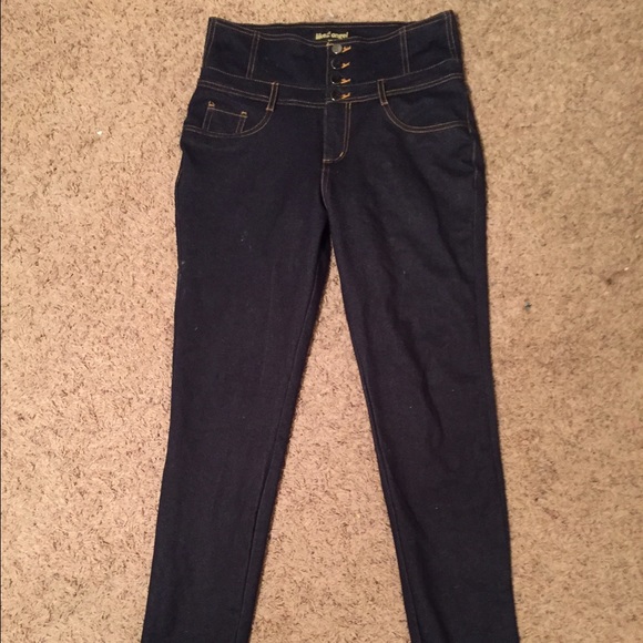 High waisted jeggings