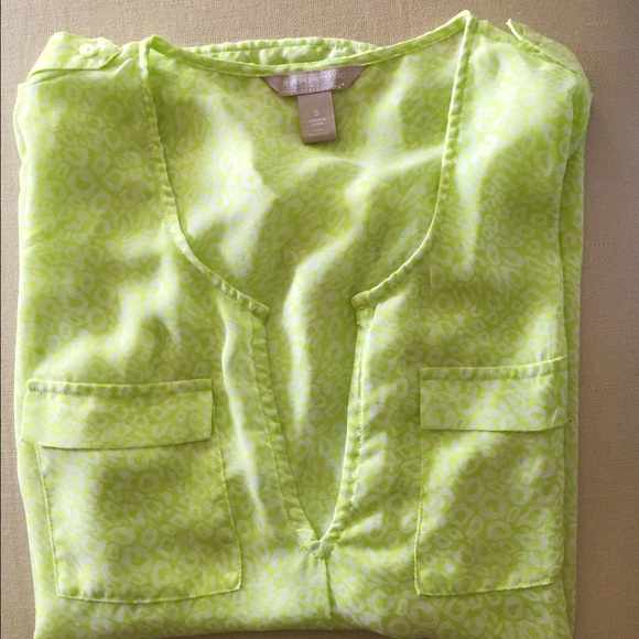 Sheer Banana Republic blouse