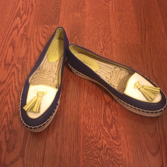 Coach boat shoes.