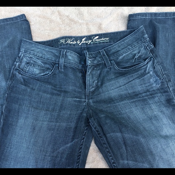 The Kate Juicy Couture straight leg black denim