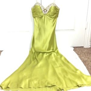 Embellished /stone beaded evening gown