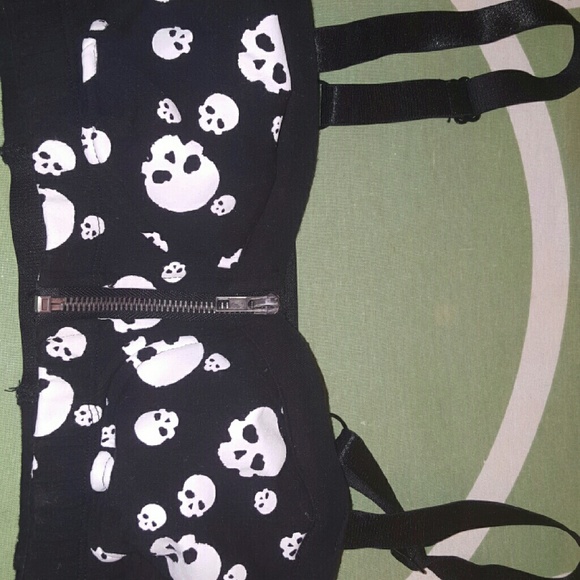 Sexy Skull Crop Top