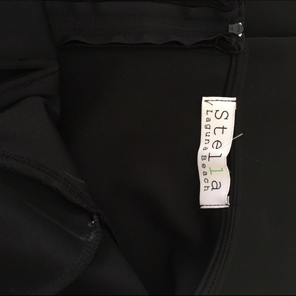 Fitted Black Dress NWOT - Picture 5 of 5