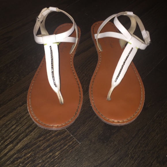 White Gladiator Sandals