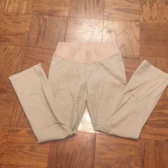 Khaki Maternity Pants