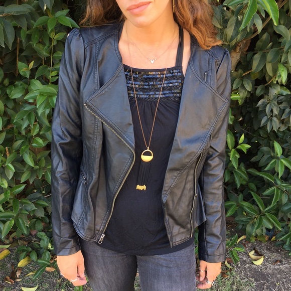 Vegan Leather Jacket