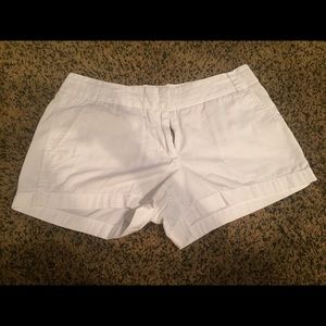 Size 4 White J. Crew shorts