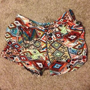 Colorful pattern shorts