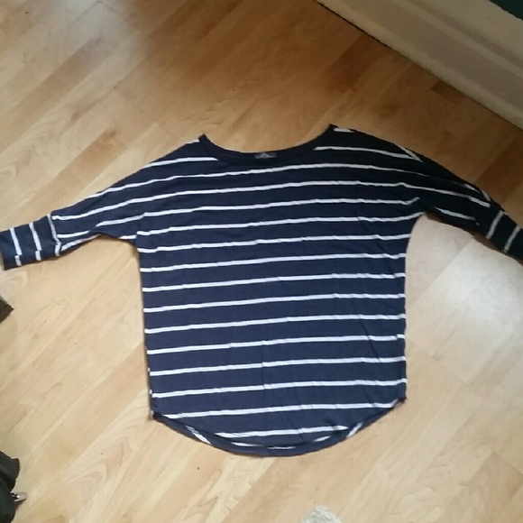 Navy striped sweater