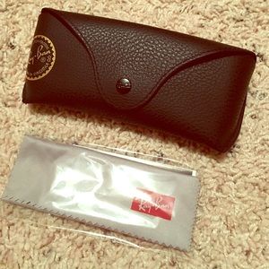 Black Ray Ban sunglasses case