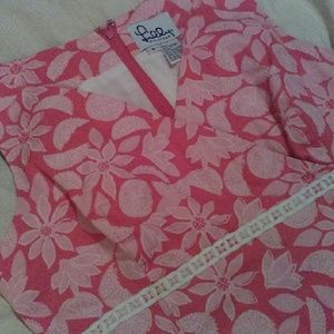 Lilly Pulitzer Citrus on Pink Shift Dress