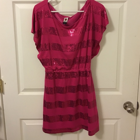 Pink Sequin Dress