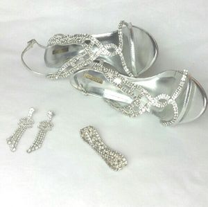 Shoes, Earrings AND Bracelet