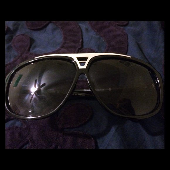 Louis Vuitton sunglasses monogrammed gold tipped