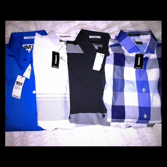Set of 4 brand new with tags Express MX1 men's