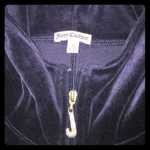 Navy blue Juicy Couture zip-up jacket
