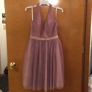 Alfred Angelo Wisteria halter dress