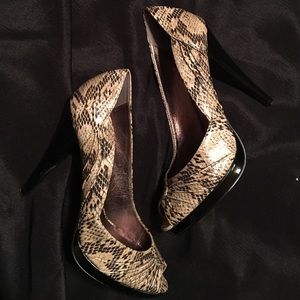 Steve Madden Snake Paris Heels