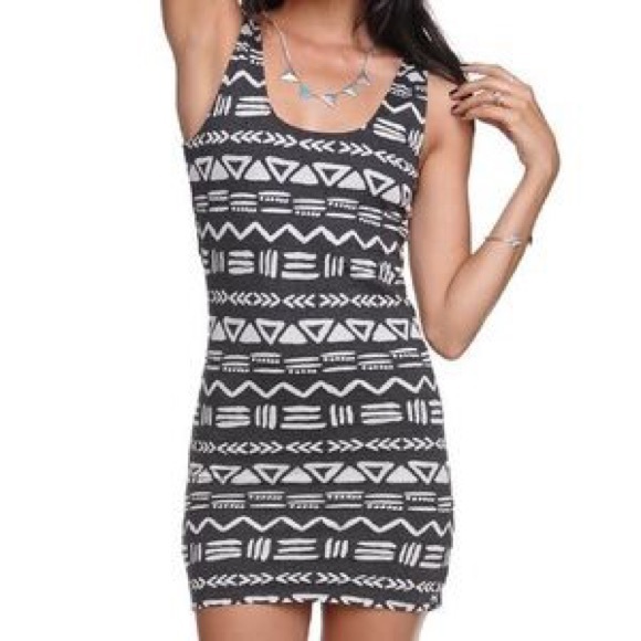Billabong Aztec form fitting dress