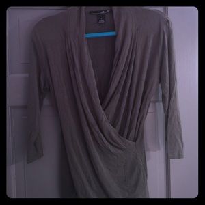 Willi Smith rayon/spandex top