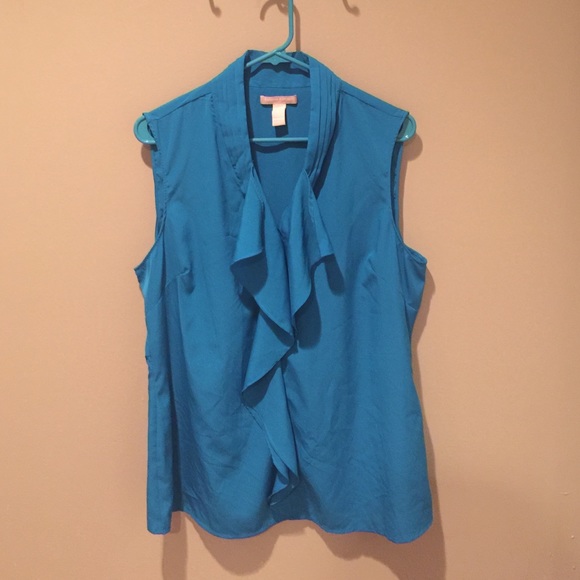 Beautiful Blue Banana Republic Sleeveless Top