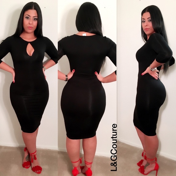 Dress midi black