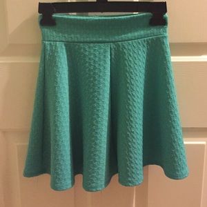 Teal skater skirt, never worn!