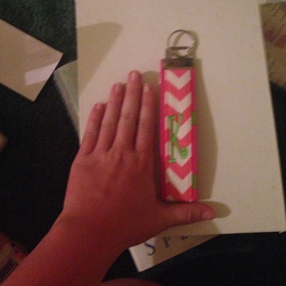 Monogramm chevron key chain - Picture 2 of 2
