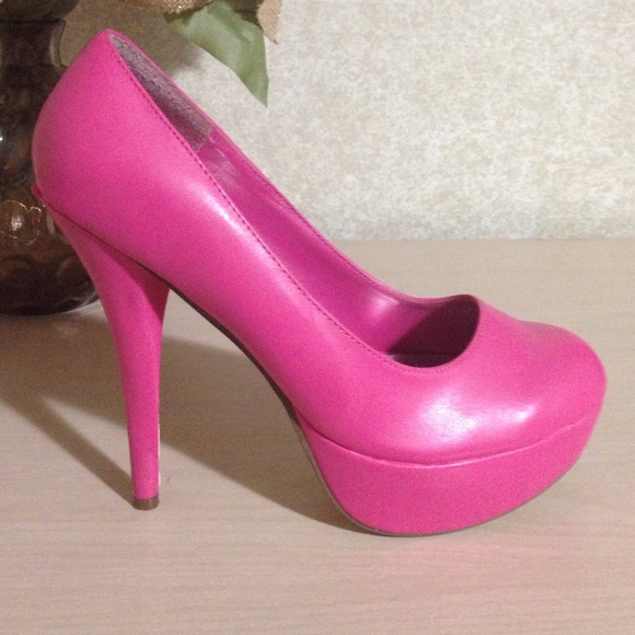 Hot Pink Platform Heels